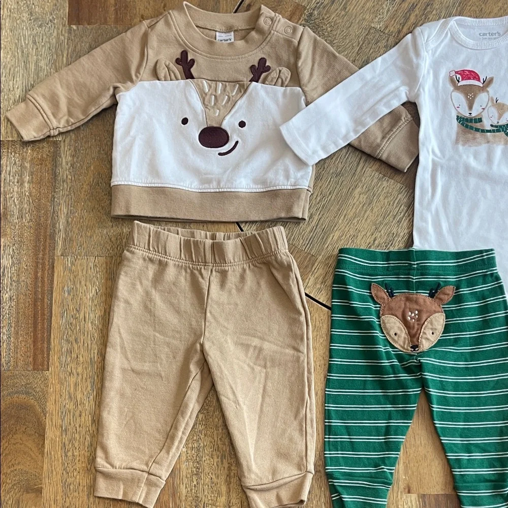 Carter's Festive Baby‎ Sets with Reindeer